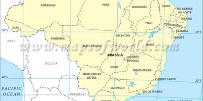Карта ширину Рио